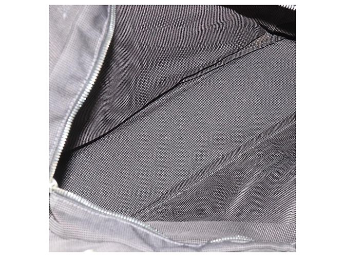 Hermès Borsa HERMES Her LineMM in nylon grigio argento autentica 171228A Marrone - vista 10