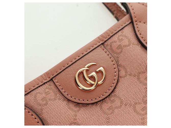 Borsa Tote GUCCI GG Canvas Ophidia Rosa 742102 525040 Auth am11524SAM - vista 10