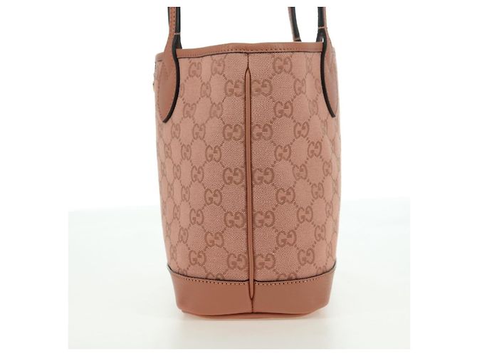Borsa Tote GUCCI GG Canvas Ophidia Rosa 742102 525040 Auth am11524SAM - vista 3