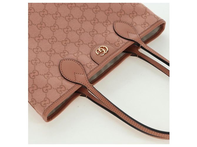 Borsa Tote GUCCI GG Canvas Ophidia Rosa 742102 525040 Auth am11524SAM - vista 6