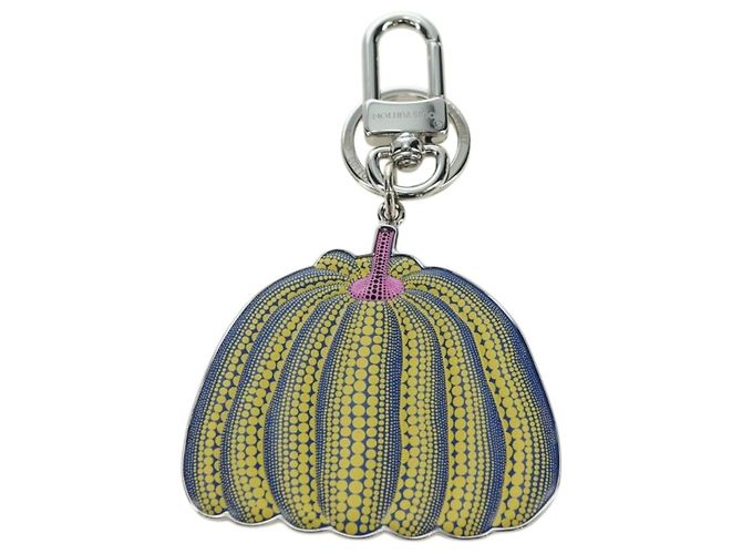 LOUIS VUITTON Portachiavi Pumpkin Charm metal Giallo M01103 LV Auth 170553SAM - vista 13