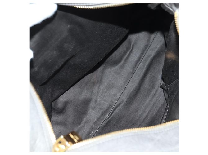Borsa Miu Miu in pelle 2way Grigio Oro Auth 177717SAM Marrone D'oro - vista 10