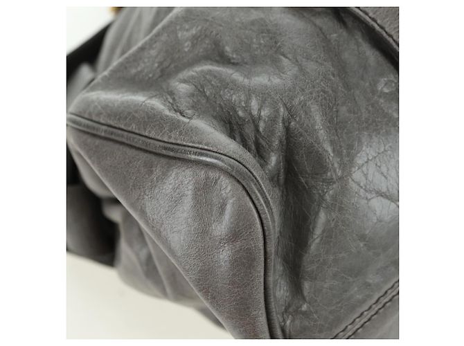 Borsa Miu Miu in pelle 2way Grigio Oro Auth 177717SAM Marrone D'oro - vista 16