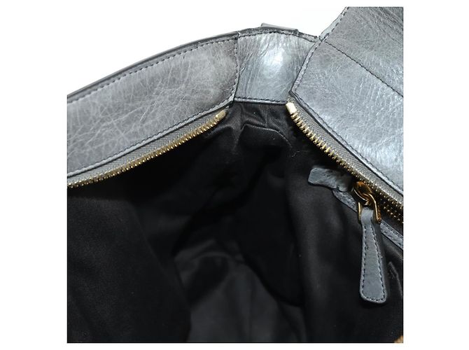 Borsa Miu Miu in pelle 2way Grigio Oro Auth 177717SAM Marrone D'oro - vista 24