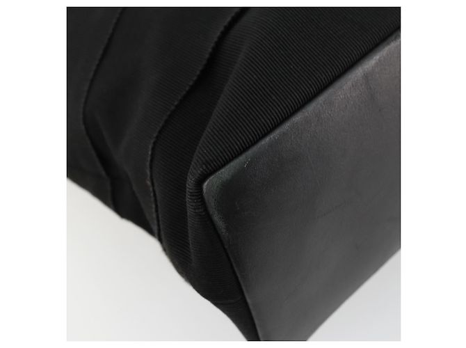 Borsa Tote Vala Salvatore Ferragamo in tela nero e oro Auth bs34543 D'oro - vista 14