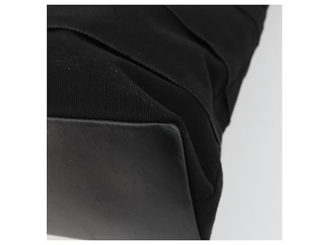 Borsa Tote Vala Salvatore Ferragamo in tela nero e oro Auth bs34543 D'oro - vista 15