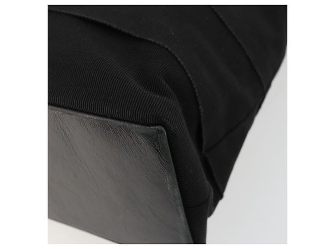 Borsa Tote Vala Salvatore Ferragamo in tela nero e oro Auth bs34543 D'oro - vista 9