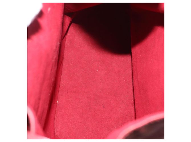 LOUIS VUITTON Epi Sac Depaule GM Shoulder Bag Vermelho M80197 LV Auth bs34997 - vista 11