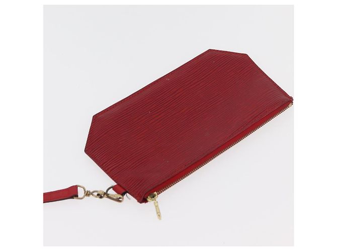 LOUIS VUITTON Epi Sac Depaule GM Shoulder Bag Vermelho M80197 LV Auth bs34997 - vista 20