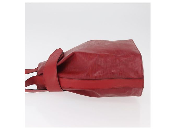 LOUIS VUITTON Epi Sac Depaule GM Shoulder Bag Vermelho M80197 LV Auth bs34997 - vista 4