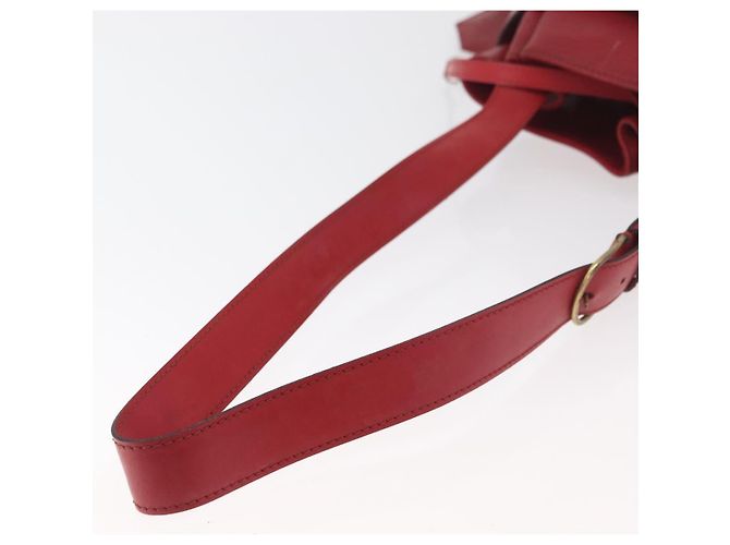 LOUIS VUITTON Epi Sac Depaule GM Shoulder Bag Vermelho M80197 LV Auth bs34997 - vista 7