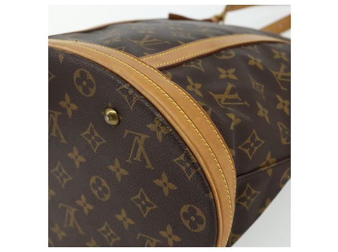 LOUIS VUITTON Borsa a Spalla Monogram Bucket GM M42236 LV Auth 179022 Monogramma - vista 15