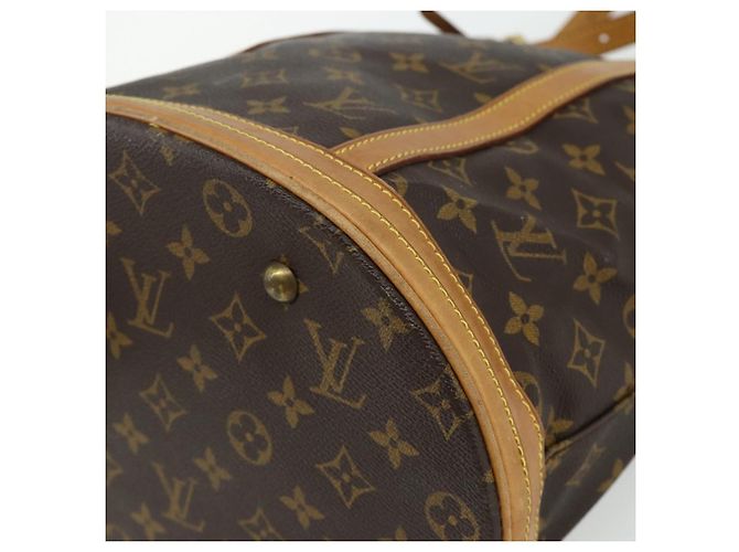 LOUIS VUITTON Borsa a Spalla Monogram Bucket GM M42236 LV Auth 179022 Monogramma - vista 9