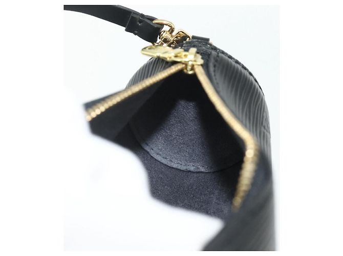 LOUIS VUITTON Epi Soufflot Pouch Black LV Auth BA12312A Negro - vista 18