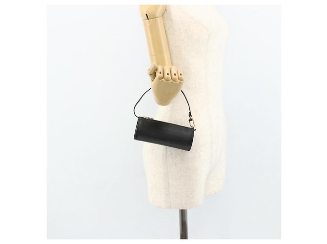 LOUIS VUITTON Epi Soufflot Pouch Black LV Auth BA12312A Negro - vista 19