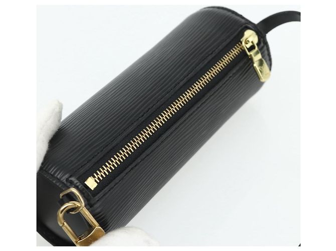 LOUIS VUITTON Epi Soufflot Pouch Black LV Auth BA12312A Negro - vista 6