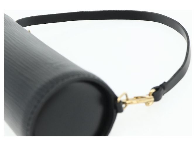 LOUIS VUITTON Epi Soufflot Pouch Black LV Auth BA12312A Negro - vista 8
