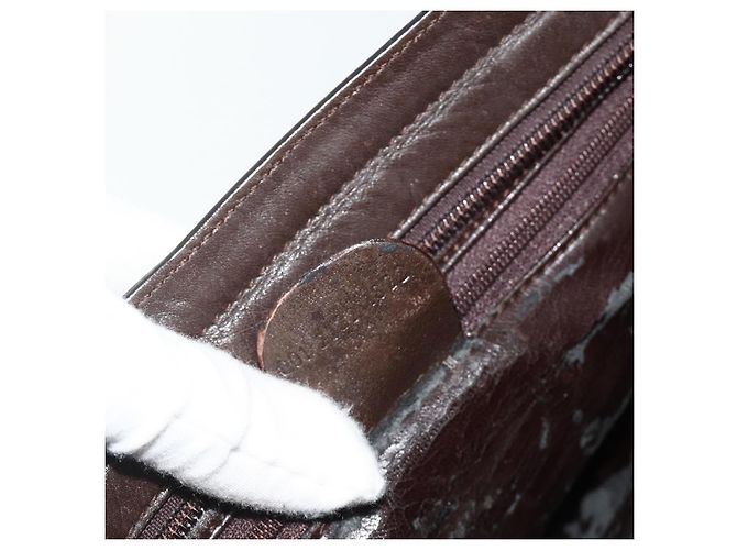 Sac à bandoulière GUCCI en cuir marron 001 2122 1822 Auth bs34903 - vue 12