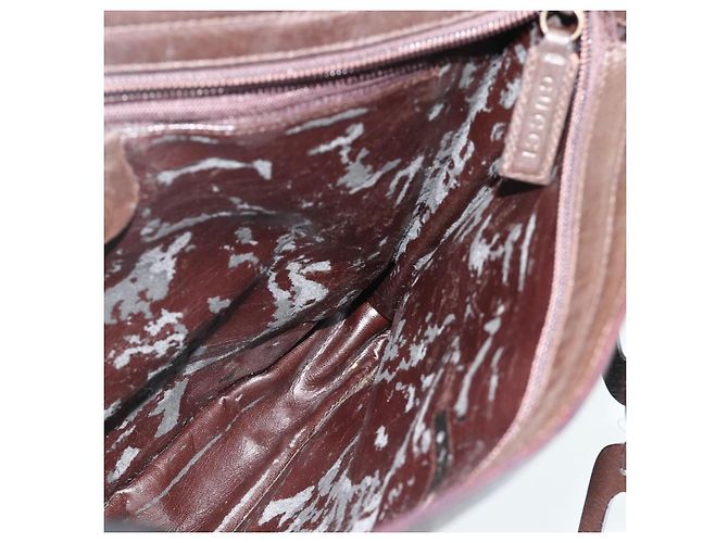 Sac à bandoulière GUCCI en cuir marron 001 2122 1822 Auth bs34903 - vue 18