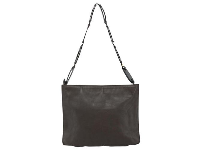 Sac à bandoulière GUCCI en cuir marron 001 2122 1822 Auth bs34903 - vue 2