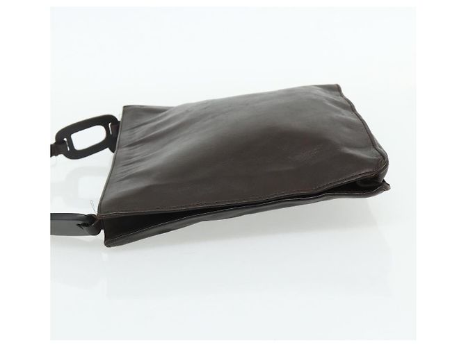 Sac à bandoulière GUCCI en cuir marron 001 2122 1822 Auth bs34903 - vue 3