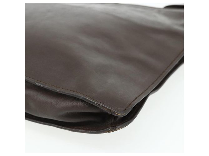 Sac à bandoulière GUCCI en cuir marron 001 2122 1822 Auth bs34903 - vue 9