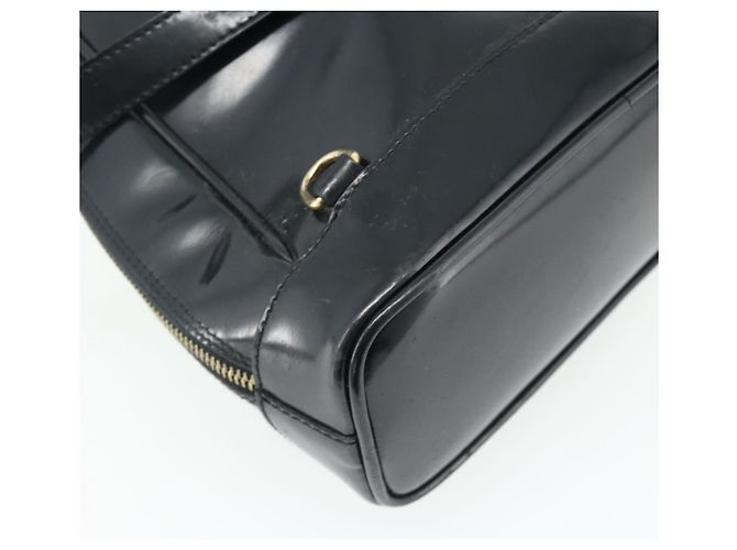 Borsa a Spalla GUCCI Bamboo in Pelle Vernice Nera e Oro 003 2113 0127 Auth 168840 Nero D'oro - vista 9