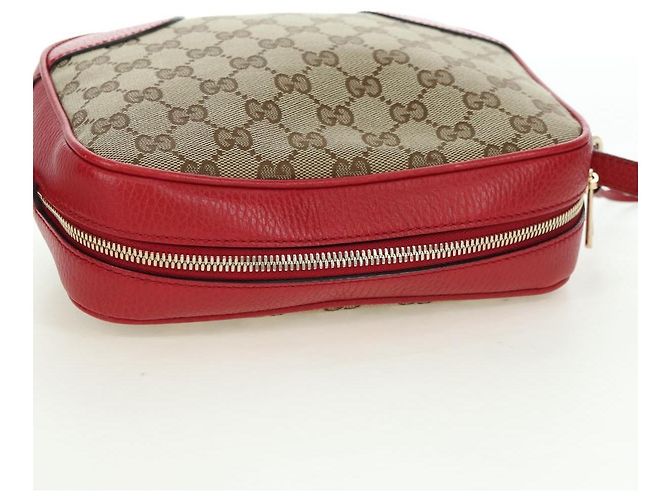 GUCCI GG Canvas Shoulder Bag Beige Gold 449413 Auth am11547V Golden - view 14