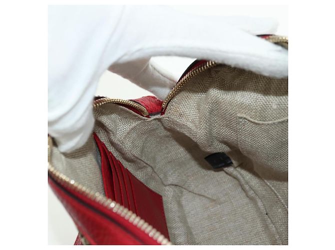 GUCCI GG Canvas Shoulder Bag Beige Gold 449413 Auth am11547V Golden - view 24