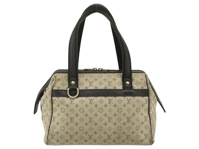 LOUIS VUITTON Borsa Monogram Mini Josephine GM Khaki M92310 LV Auth 177307 Cachi - vista 13
