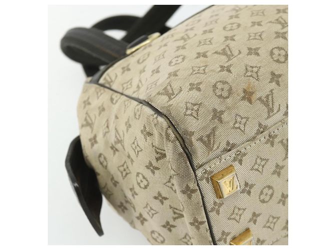 LOUIS VUITTON Borsa Monogram Mini Josephine GM Khaki M92310 LV Auth 177307 Cachi - vista 14