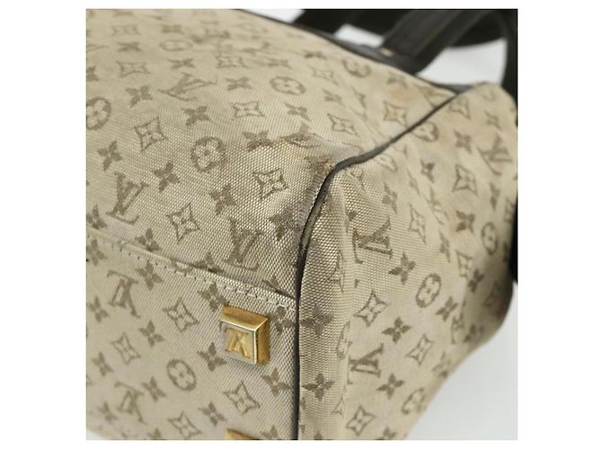 LOUIS VUITTON Borsa Monogram Mini Josephine GM Khaki M92310 LV Auth 177307 Cachi - vista 15