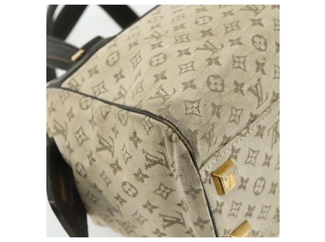 LOUIS VUITTON Borsa Monogram Mini Josephine GM Khaki M92310 LV Auth 177307 Cachi - vista 16