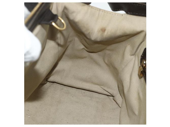 LOUIS VUITTON Borsa Monogram Mini Josephine GM Khaki M92310 LV Auth 177307 Cachi - vista 19