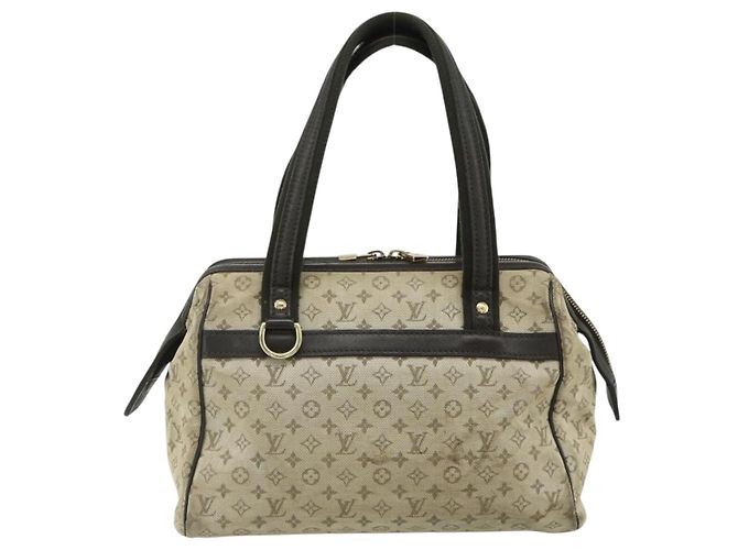LOUIS VUITTON Borsa Monogram Mini Josephine GM Khaki M92310 LV Auth 177307 Cachi - vista 2