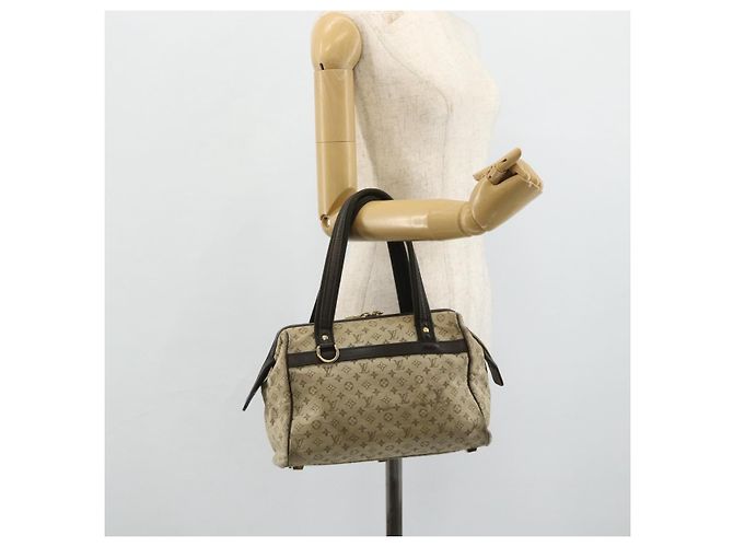 LOUIS VUITTON Borsa Monogram Mini Josephine GM Khaki M92310 LV Auth 177307 Cachi - vista 22