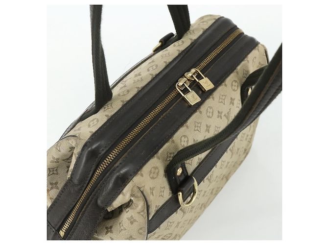LOUIS VUITTON Borsa Monogram Mini Josephine GM Khaki M92310 LV Auth 177307 Cachi - vista 6