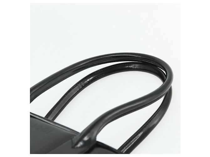 Borsa GUCCI in pelle vernice nera e oro 002 2265 0407 Auth 177511 Nero D'oro - vista 8