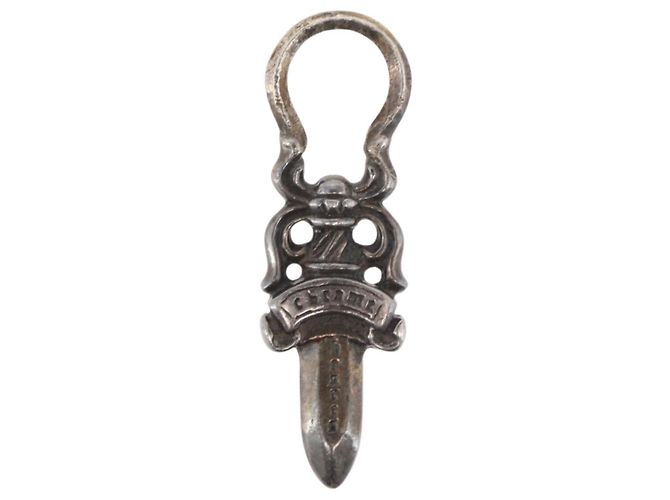 Pendente Chrome Hearts Dagger Charm Top Ag925 Silver Auth 176814SM Argento - vista 3