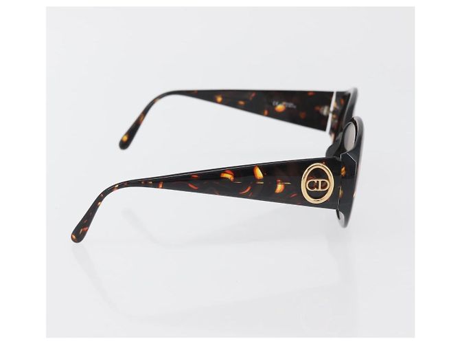 Gafas de sol Christian Dior plástico 2 Set Black Brown Auth bs34885 Castaño Negro - vista 6
