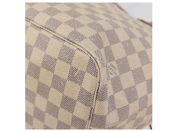LOUIS VUITTON Damier Azur Neverfull MM Tote Bag N41605 LV Auth 176990 - vista 16