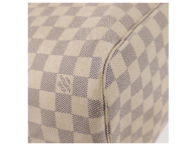 LOUIS VUITTON Damier Azur Neverfull MM Tote Bag N41605 LV Auth 176990 - vista 17