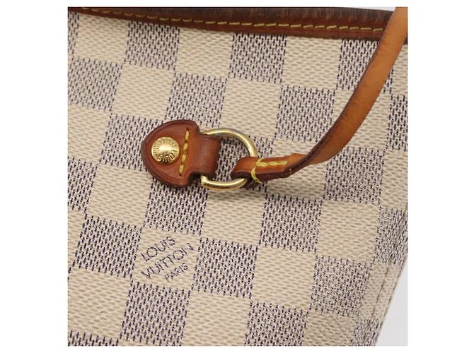 LOUIS VUITTON Damier Azur Neverfull MM Tote Bag N41605 LV Auth 176990 - vista 19