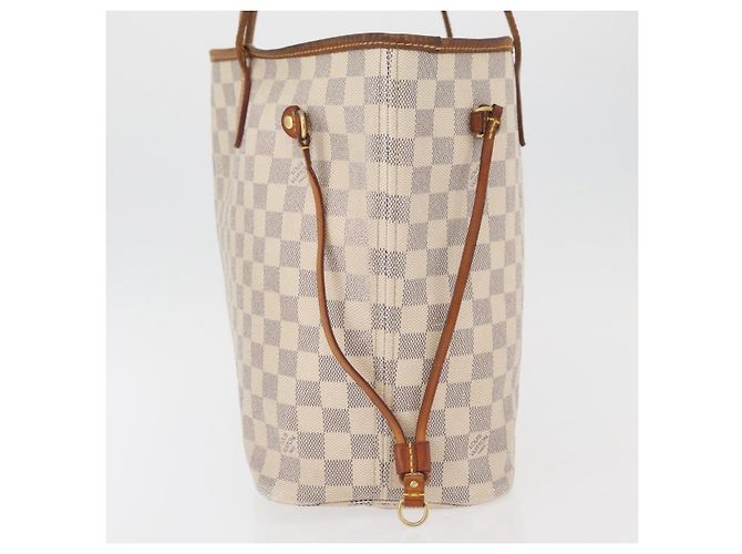 LOUIS VUITTON Damier Azur Neverfull MM Tote Bag N41605 LV Auth 176990 - vista 3