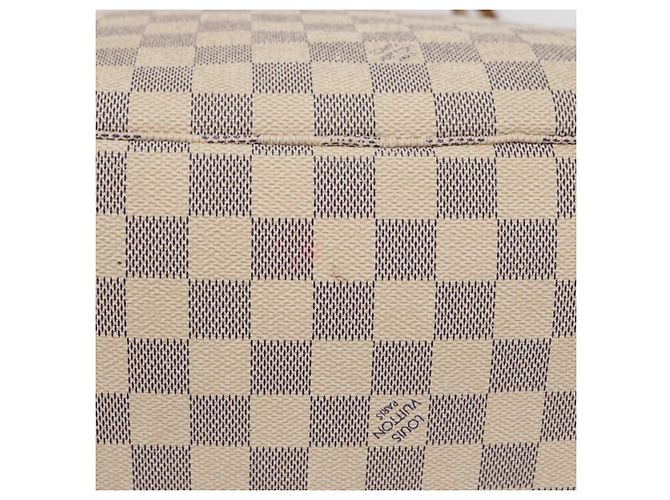 LOUIS VUITTON Damier Azur Neverfull MM Tote Bag N41605 LV Auth 176990 - vista 6