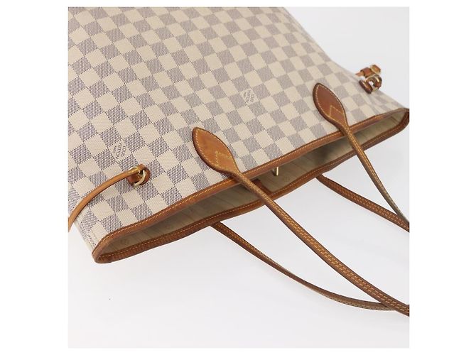 LOUIS VUITTON Damier Azur Neverfull MM Tote Bag N41605 LV Auth 176990 - vista 7