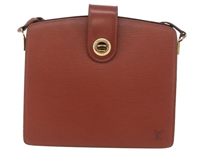 LOUIS VUITTON Epi Capuchin Shoulder Bag Marrone M52343 LV Auth bs34963 - vista 13