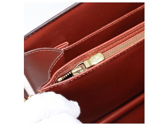 LOUIS VUITTON Epi Capuchin Shoulder Bag Marrone M52343 LV Auth bs34963 - vista 24