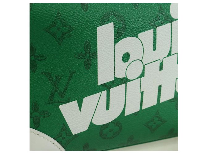 LOUIS VUITTON Borsa a Spalla Monogram Everyday Verde M80815 LV Auth 177980SM Monogramma - vista 19