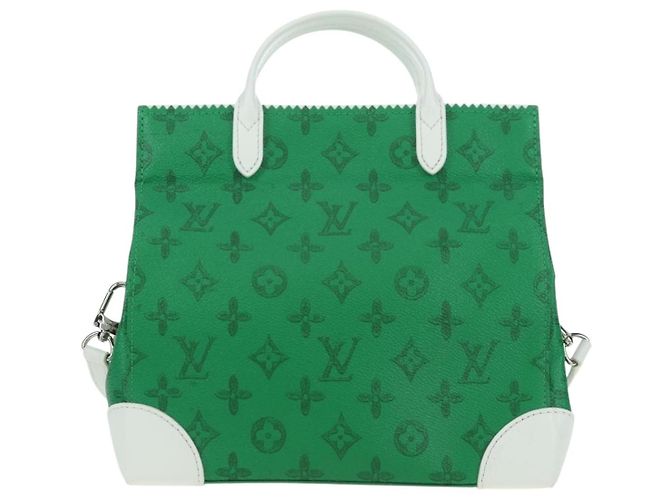 LOUIS VUITTON Borsa a Spalla Monogram Everyday Verde M80815 LV Auth 177980SM Monogramma - vista 2